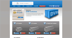 Desktop Screenshot of dvmcontainers.com